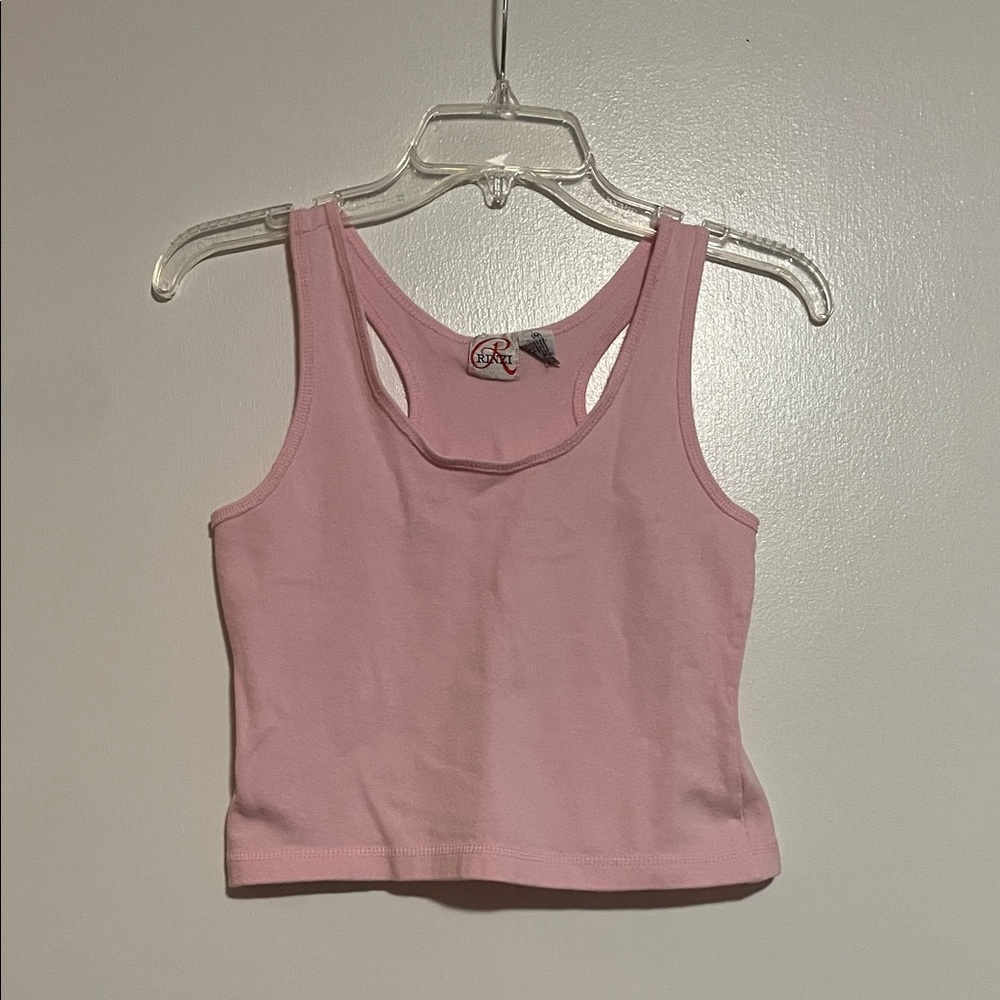 Light Pink Crop Tank Top